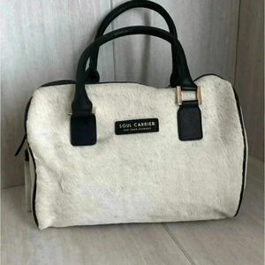 NEW Sole Carrier Luxury Boutique Cowhide Carryall Bag